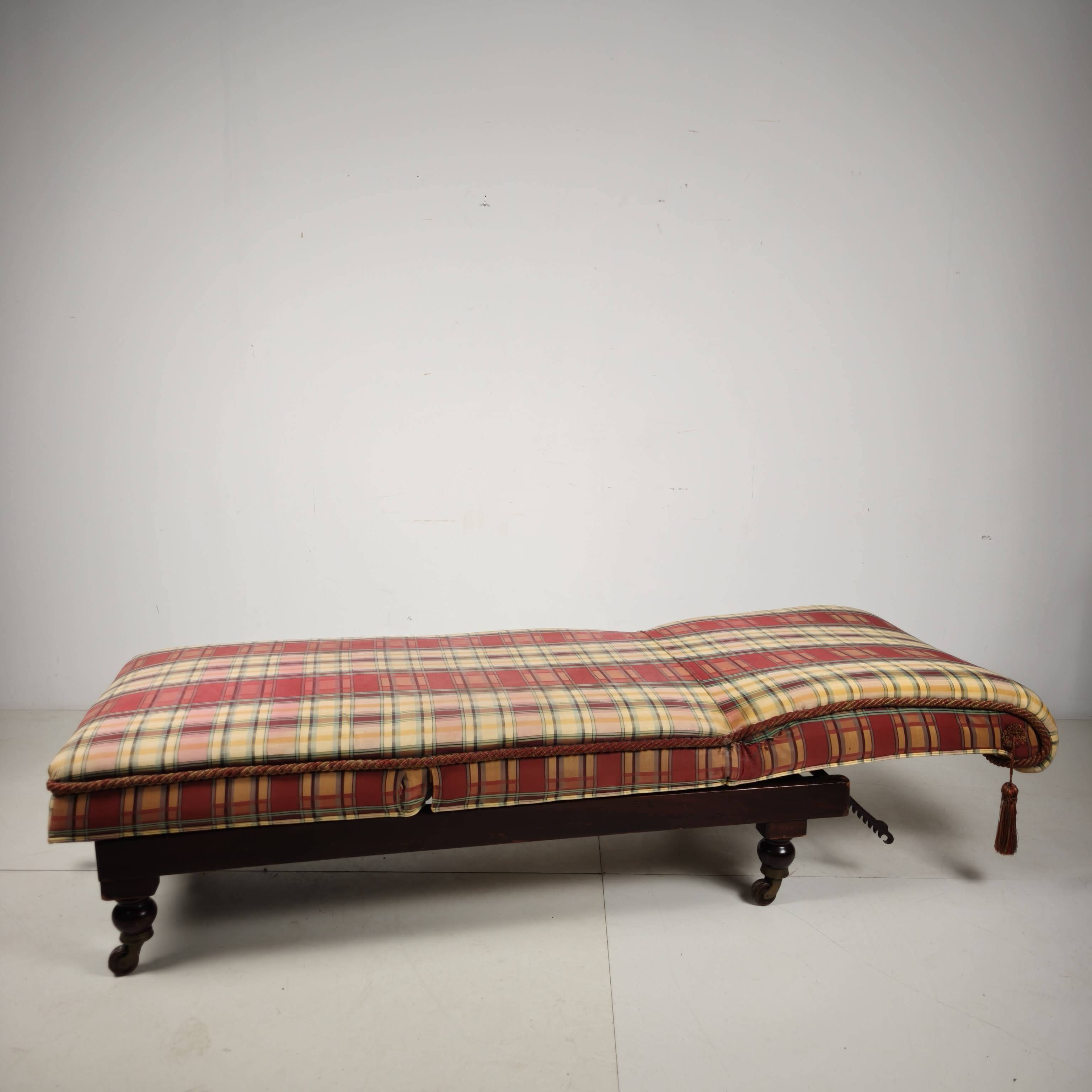 Rare Carters of London Adjustable Invalid Daybed, England, Early 20th Centu