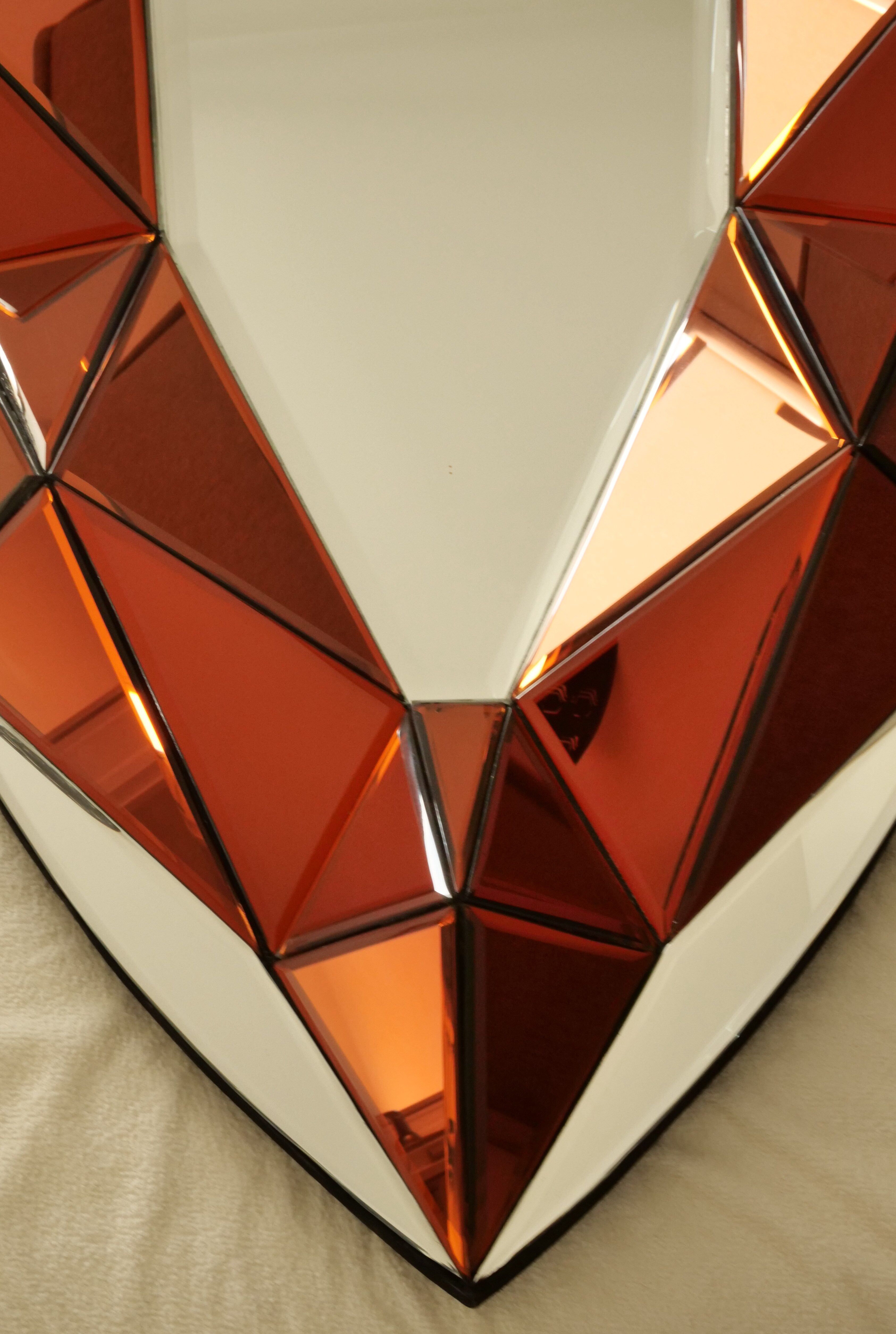 Mirror " Heart of Fire " Olivier de Schrijver