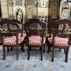 Suite de 6 chaises louis philippe en palissandre