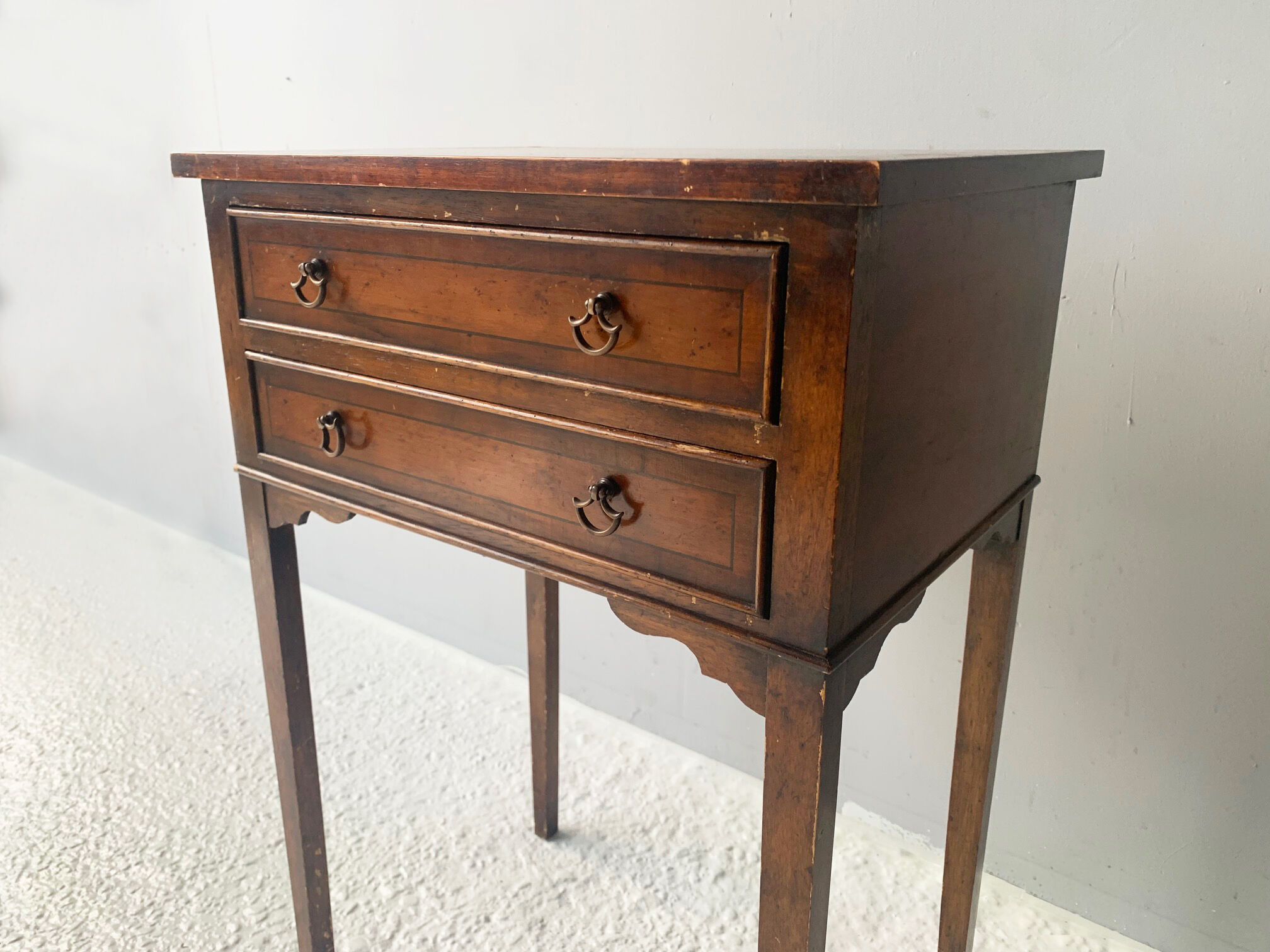 Antique Edwardian Side Table / bedside table