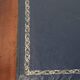 Antique English library table / writing table / desk from the 19th century