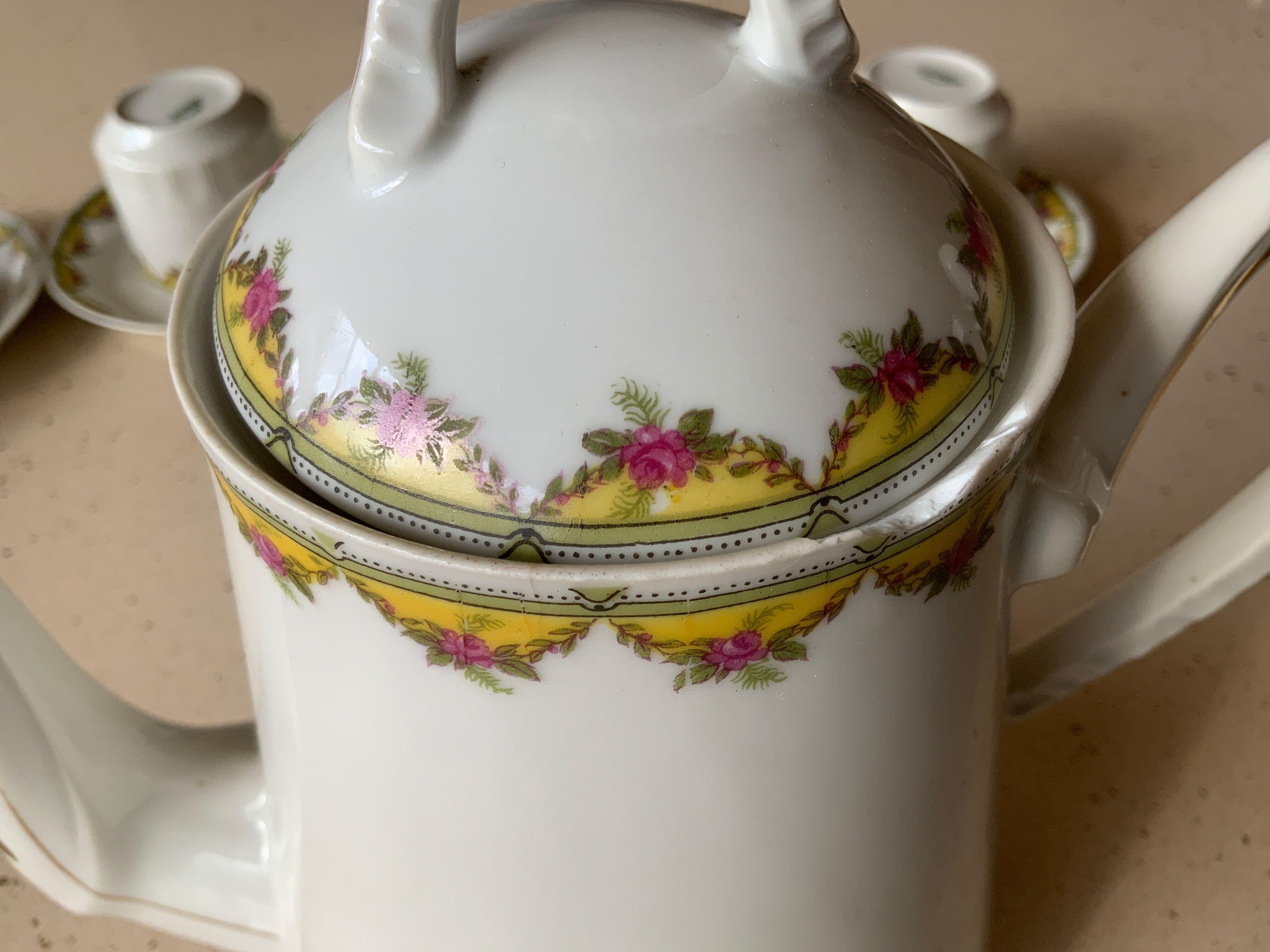 Porcelain coffee service