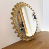 Backlit resin mirror by Hillebrand 1970