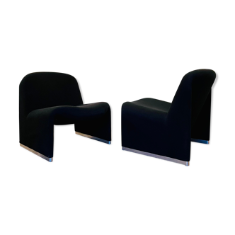 Paire de chauffeuses Alky par Giancarlo Piretti 1970