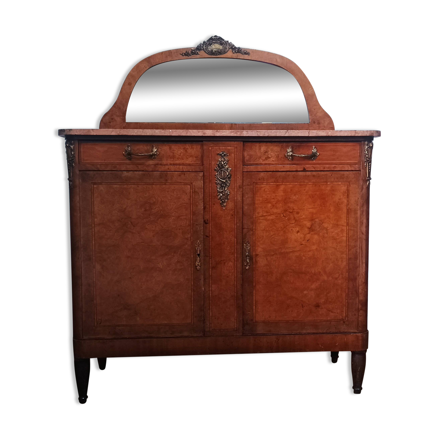 Art Deco burr walnut sideboard