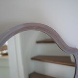 Wooden shell mirror 69x52cm