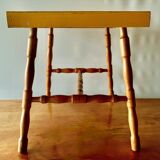 Vintage desk and chair for children in painted wood