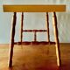 Vintage desk and chair for children in painted wood