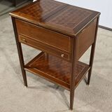 Small Mahogany Living Room Table, Directoire taste – Early 20th century