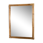 Vintage mirror in rattan 77X56