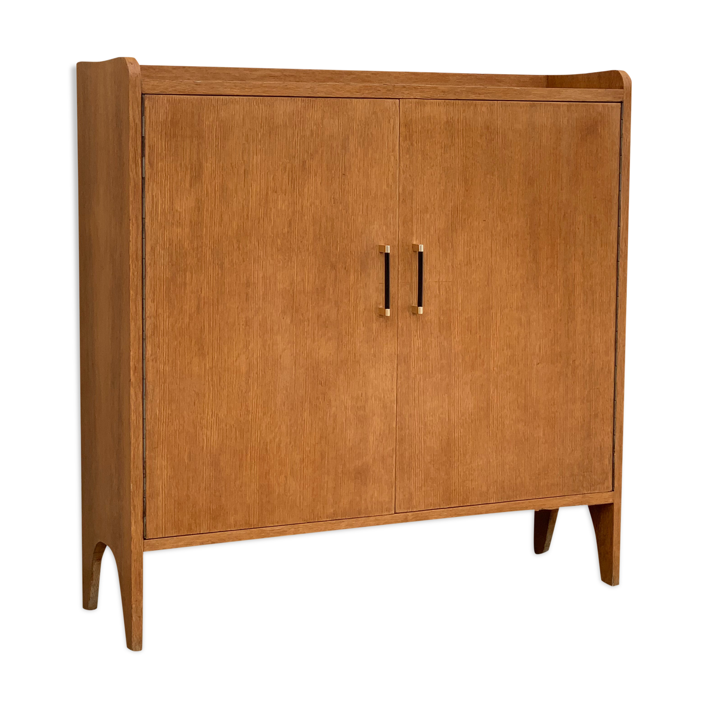 Vintage bookcase feet aileron 1950