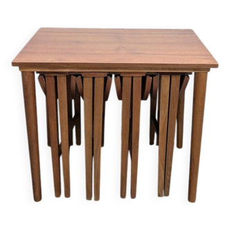 Vintage Scandinavian design nesting coffee table