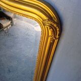 Miroir Louis XV bois doré ep XIX em - 144 cm