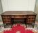 Mazarin desk in Louis XIII style made of solid oak.
