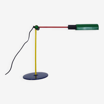 Lampe de table post-moderne de Veneta Lumi Italie, années 1980