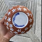 Vase floral en céramique par Edith Nielsen pour Zeuthen Keramik