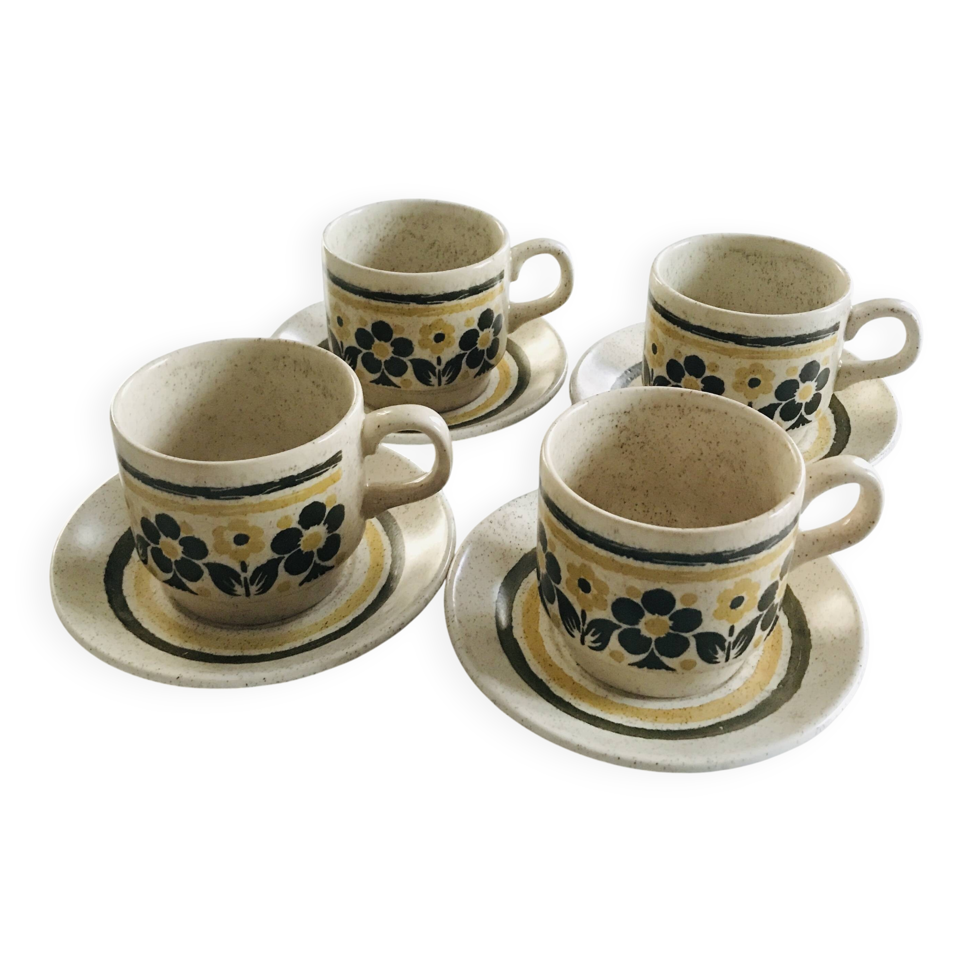 Tasses et sous tasses vintage Anglaises Biltons