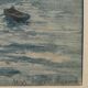 Old painting, Marine, signed and dated 1900