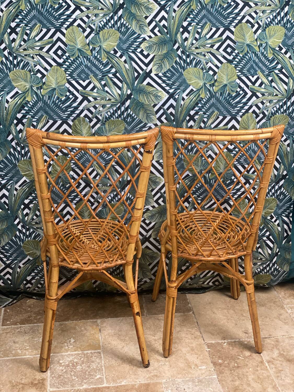 Vintage rattan chairs