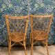 Chaises en rotin vintage