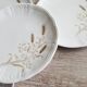 Set of 4 plates with Bavaria wheat ear desserts