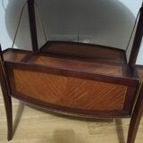 Art deco dessert in mahogany and marquetry