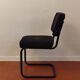 Lot 4 chaises velours noir