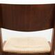 Scandinavian style bistro chair in dark oak