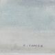 Camille COMBE: Seaside promenade, Original signed watercolor