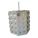 Vintage hexagonal cabochon pendant light – 70s