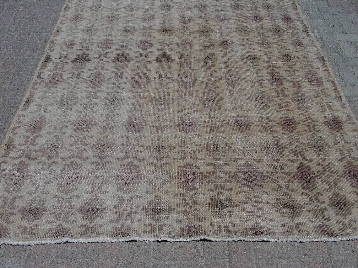 6x9 ft handknotted Turkish rug - rugs for living room bedroom