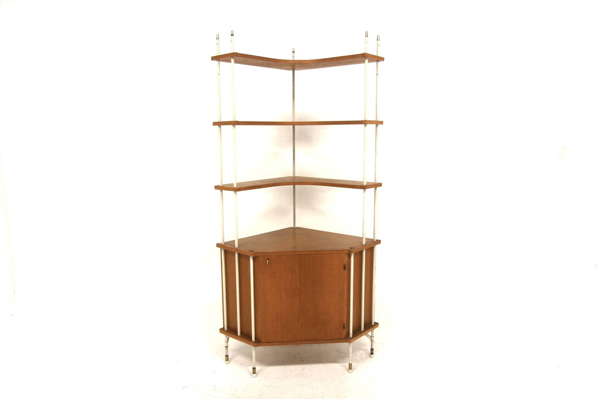 "Prydno" corner bookcase in oak, Bröderna Gustafssons, Sweden, 1950