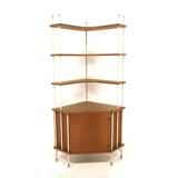 "Prydno" corner bookcase in oak, Bröderna Gustafssons, Sweden, 1950