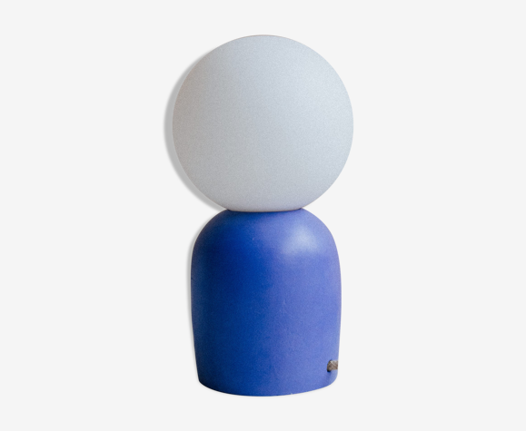 Lampe à poser Fat Dédée bleu Zuri objets