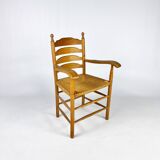 Mid Century Dutch Oak Kitchen Chair, 1960s