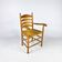 Mid Century Dutch Oak Kitchen Chair, 1960s