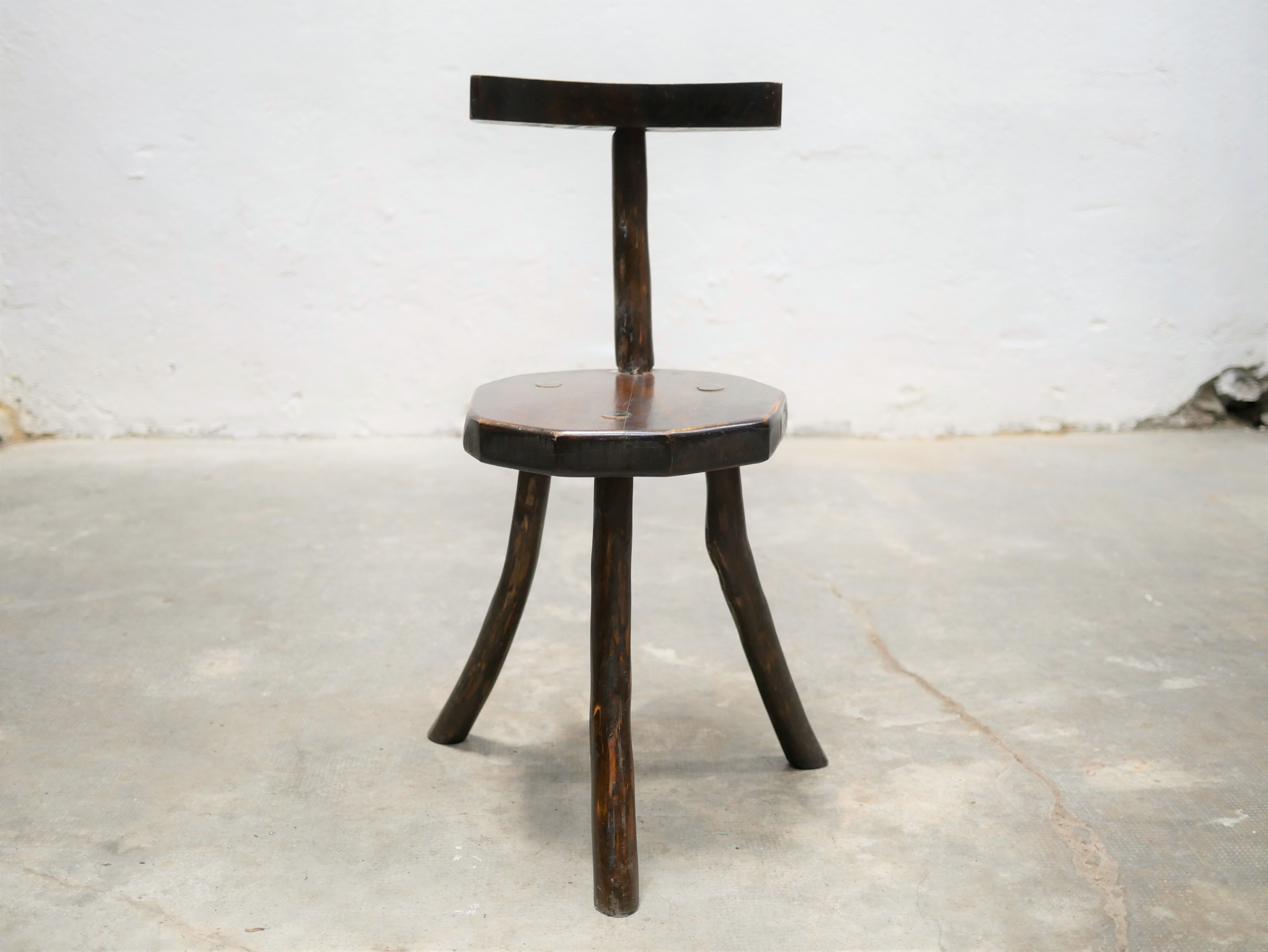 Vintage brutalist chair