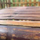 Vintage rattan table