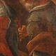 The Holy Family with saints, old painting from the 17th-18th century.