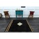 1970s Vintage Turkish Oushak Handmade Wool Cotton Brown Area Rug 146x168