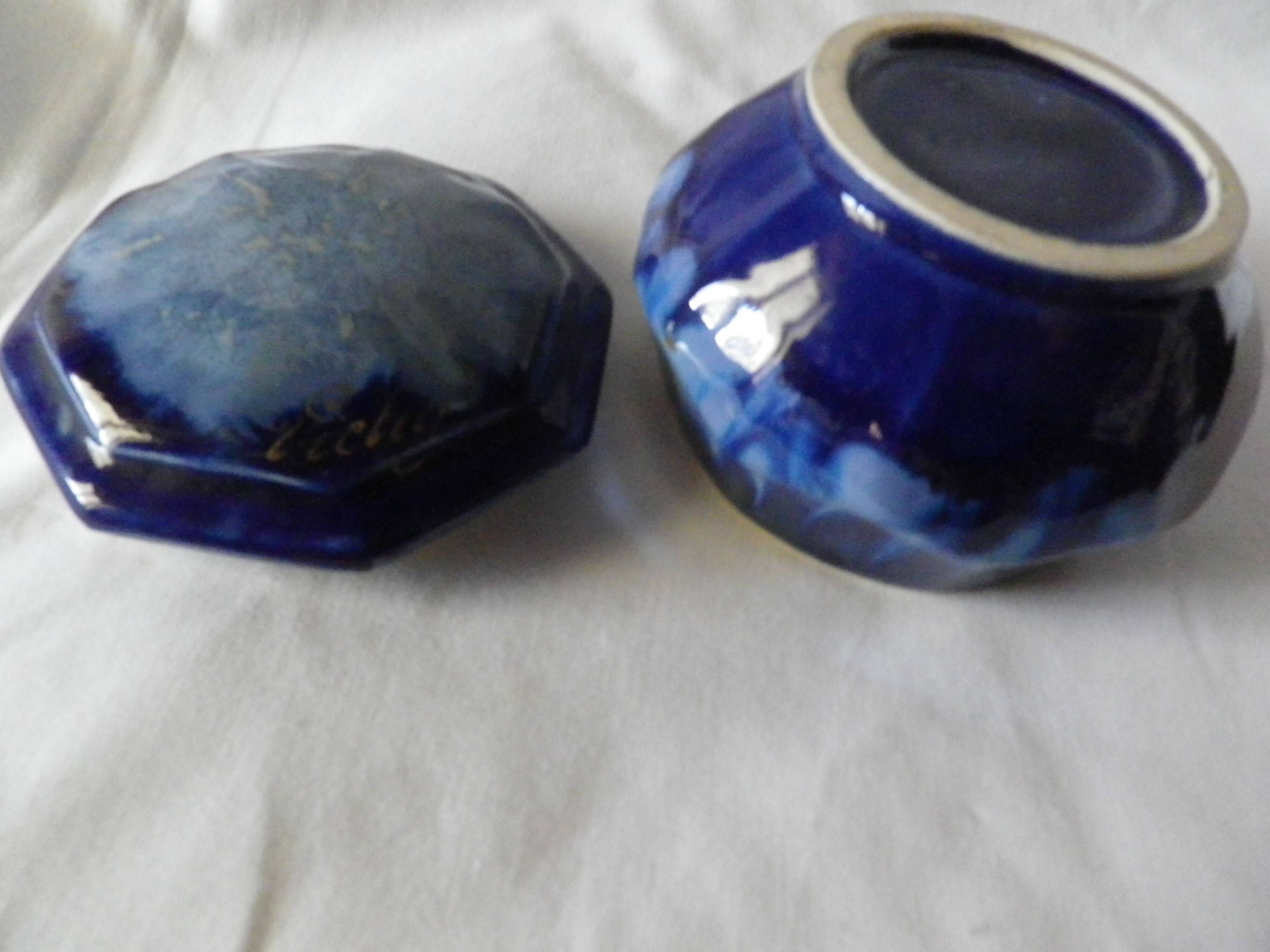 blue gingham candy box