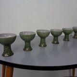 Ceramic Decanters & Tumblers, 1960s, Set of 7