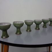 Ceramic Decanters & Tumblers, 1960s, Set of 7