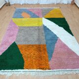 Traditional Moroccan handwoven rug 3x2 m