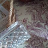 Antique crystal knife rests