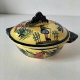 Breton bonbonnière Quimper Henriot – Hand-painted earthenware
