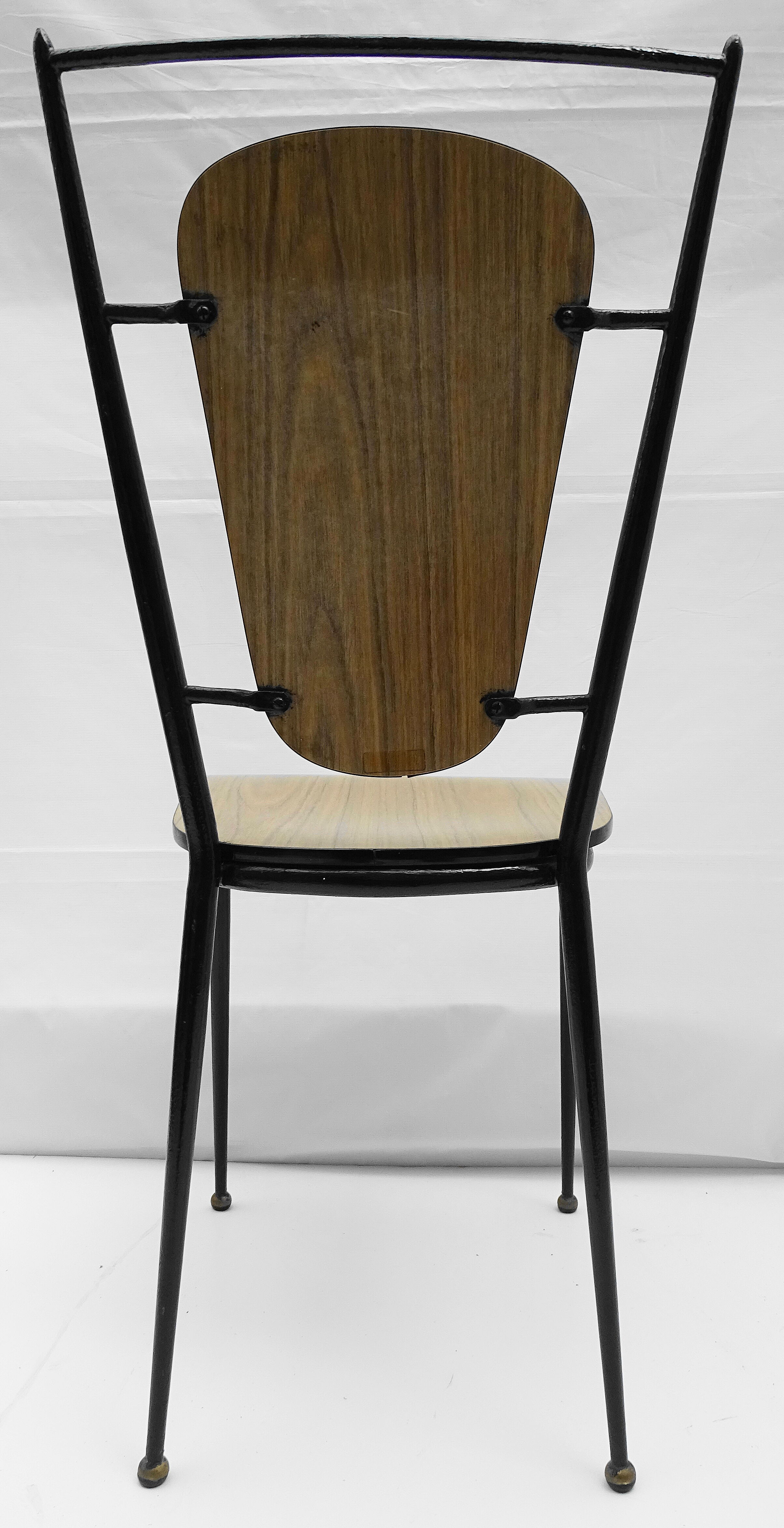Lot de 6 chaises en formica