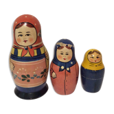 Poupées russes Matriochkas anciennes vintage