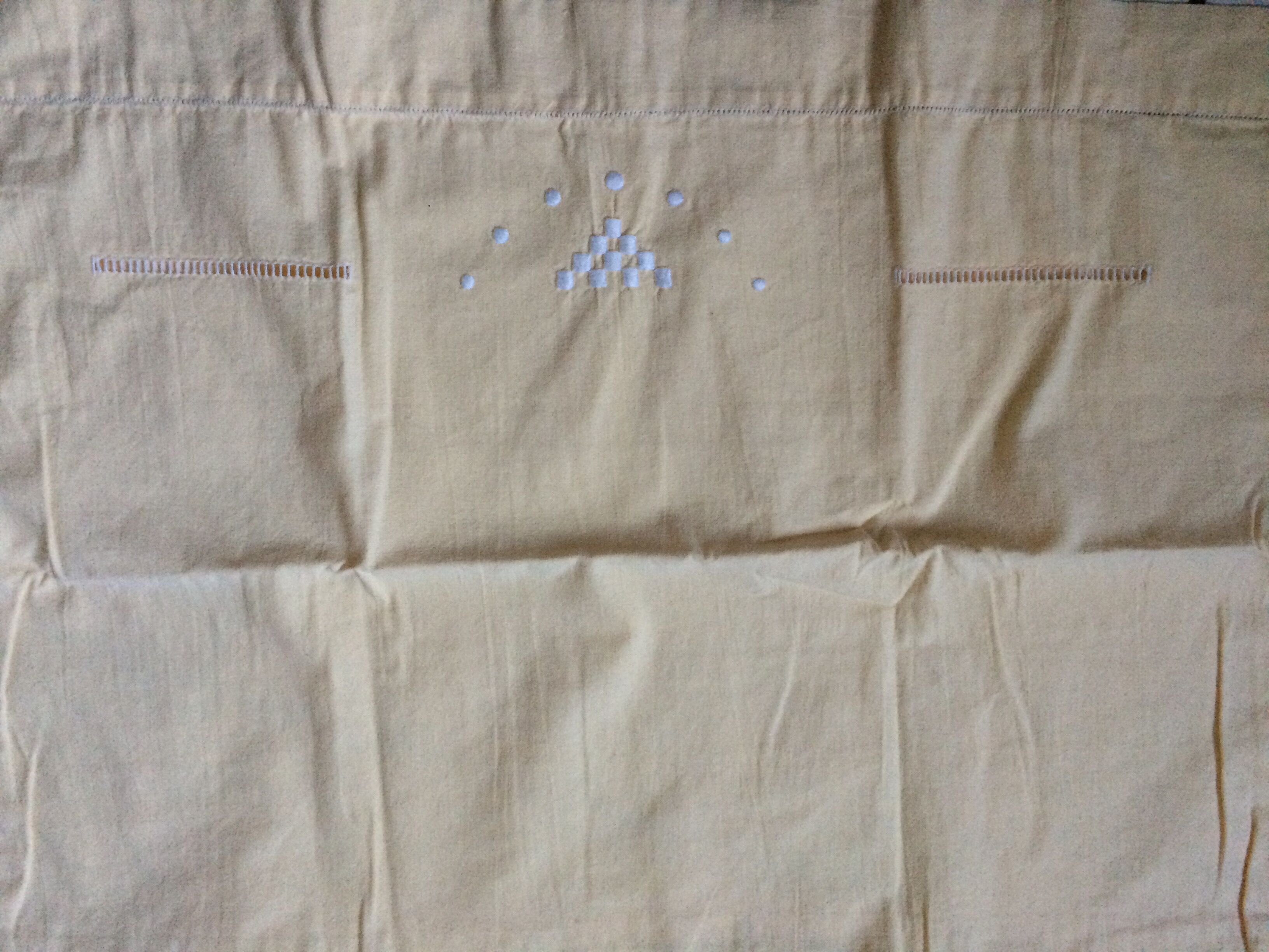 Embroidered pillowcases