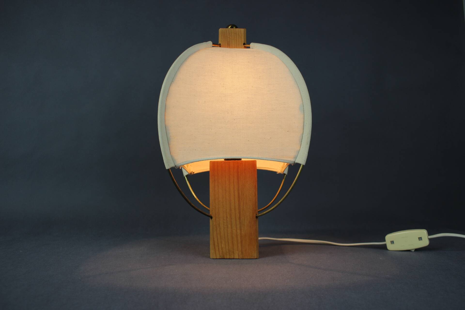 Mid-Century Table Lamp, 1980s